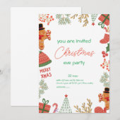 Invitation de Noël (Devant / Derrière)