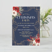 invitation de Noël Art déco des années 1920, Gatsb (Debout devant)