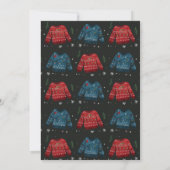 Invitation de Noël au pull moche (Dos)