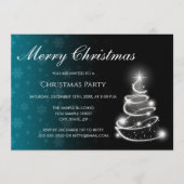 Invitation de Noël avec dégradé de couleur (Devant)