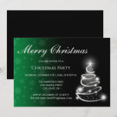 Invitation de Noël avec dégradé de couleur (Devant / Derrière)