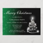 Invitation de Noël avec dégradé de couleur (Devant)
