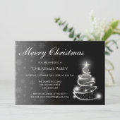 Invitation de Noël avec dégradé de couleur (Debout devant)