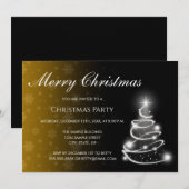 Invitation de Noël avec dégradé de couleur (Devant / Derrière)