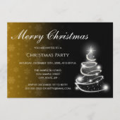 Invitation de Noël avec dégradé de couleur (Devant)