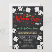 Invitation de Noël Bunco Party (Devant)