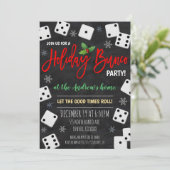 Invitation de Noël Bunco Party (Debout devant)