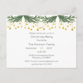 Invitation de Noël, Carte postale Invitation de No (Devant)