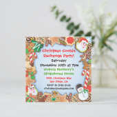 Invitation de Noël Cookie Exchange Party (Debout devant)