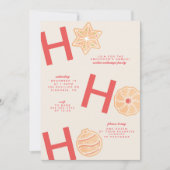 Invitation de Noël Cookie Exchange Party (Devant)