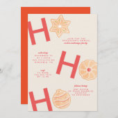 Invitation de Noël Cookie Exchange Party (Devant / Derrière)