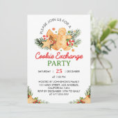 Invitation de Noël Cookie Exchange Party (Debout devant)