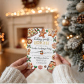 Invitation de Noël Cookie Exchange Party