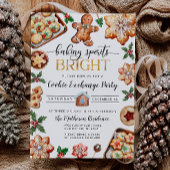 Invitation de Noël Cookie Exchange Party