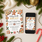 Invitation de Noël Cookie Exchange Party