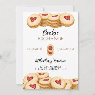 Invitation de Noël Cookie Exchange Party
