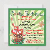 Invitation de Noël Cookie Exchange Party (Devant)