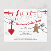 Invitation de Noël Cookie Swap Party (Devant)