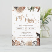 Invitation de Noël Cosy Jingle & Mingle (Debout devant)