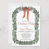 Invitation de Noël Cuivre arcs (Devant)