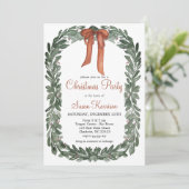 Invitation de Noël Cuivre arcs (Debout devant)