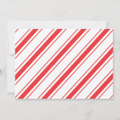 Invitation de Noël de biscuit de bonhomme en pain (Dos)