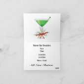 Invitation de Noël de cocktail de Flamant rose - (Intérieur)