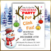 Invitation de Noël de Deer Antlers