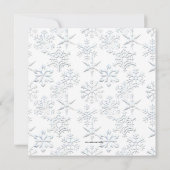 invitation de Noël de la chaussure d'elfe (Dos)