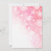 Invitation de Noël de la fête de Piggy (Dos)