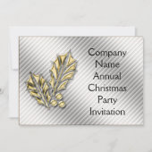 Invitation de Noël de l'entreprise (Devant)