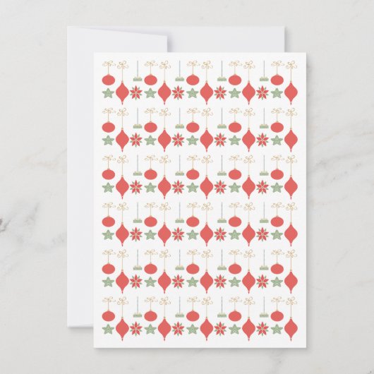 Invitation de Noël de l'entreprise modifiable (Dos)