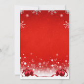 invitation de Noël de luxe, (Dos)