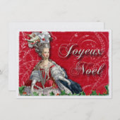 Invitation de Noël de Marie Antoinette Noel (Devant / Derrière)