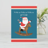 Invitation de Noël de Noël créative (Debout devant)