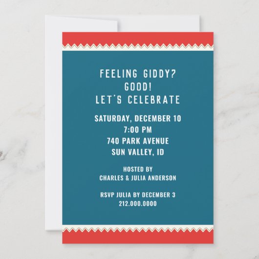 Invitation de Noël de Noël créative (Dos)