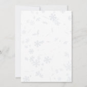 Invitation de Noël, Dîner de Noël (Dos)