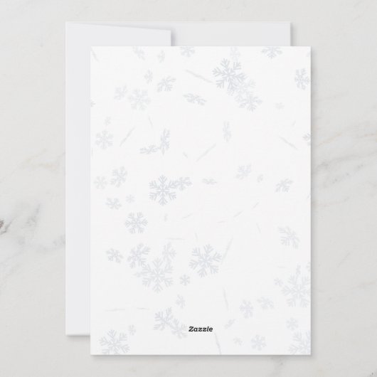 Invitation de Noël, Dîner de Noël (Dos)