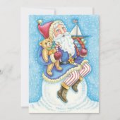 Invitation de Noël du Père Noël (Devant)