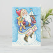 Invitation de Noël du Père Noël (Debout devant)