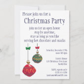 Invitation de Noël du Père Noël (Dos)