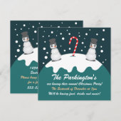 Invitation de Noël du pôle Nord (Devant / Derrière)