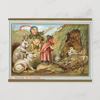 Invitation de Noël Elves et Bunnies