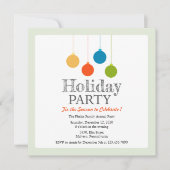 Invitation de Noël/Fête de Noël (Devant)