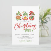 Invitation de Noël Gnome (Debout devant)