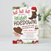 Invitation de Noël Hoedown (Debout devant)