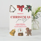 Invitation de Noël Holiday Holly (Debout devant)