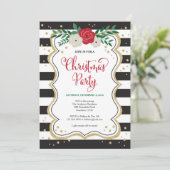 Invitation de Noël, Invitation de fête de Noël (Debout devant)