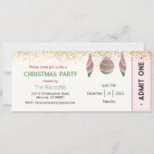 Invitation de Noël, Invitation de Noël (Devant)