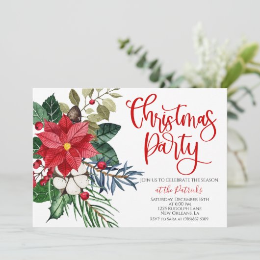 Invitation de Noël Jingle et Mingle (Debout devant)